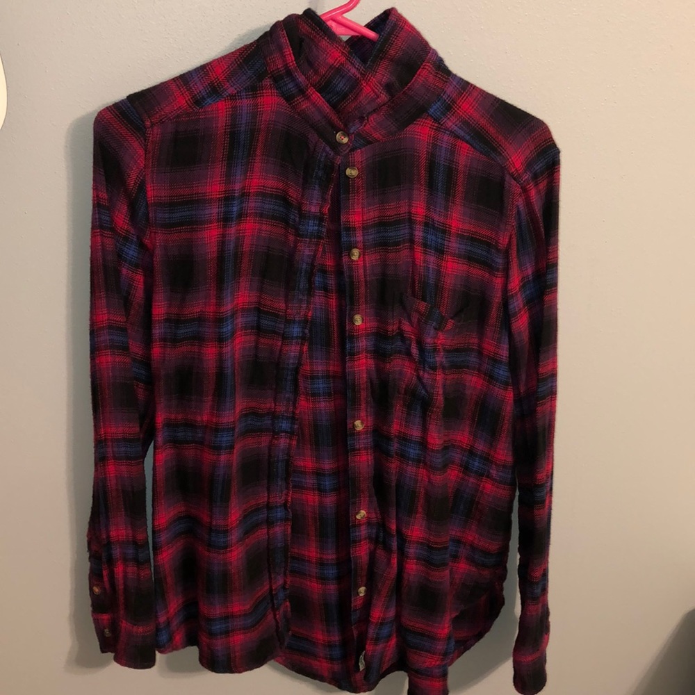 Flannel long sleeve shirt